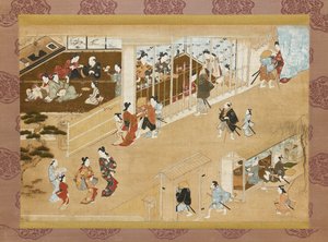 Yoshiwara fornøyelseskvarter, c1670-c1685