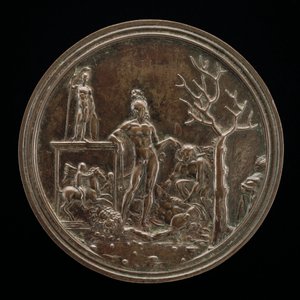 David triumferte over Goliat, 1507 eller før. av Moderno