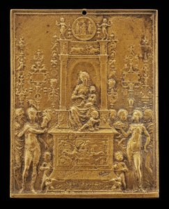 Madonna and Child Enthroned with Saints, slutten av 1400-tallet - begynnelsen av 1500-tallet.