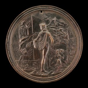 Orpheus Descending into Hades, slutten av 1400-tallet - begynnelsen av 1500-tallet. av Moderno