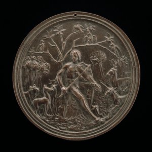 Orpheus Playing to the Animals, slutten av 1400-tallet - begynnelsen av 1500-tallet. av Moderno