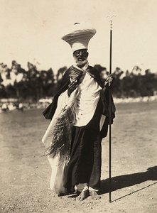 Bygge et imperium i den fascistiske tidsalderen: cascì burrù, 09.05.1936 (s/hvitt-bilde) av Modestino Baldinetti