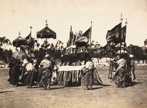 Building an Empire in the fascist age: festival, the damerà, 09/05/1936 (s/hv-bilde) av Modestino Baldinetti