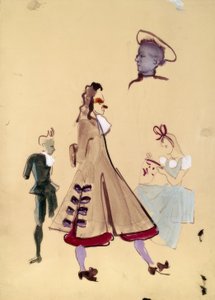 Figurinen von Molière