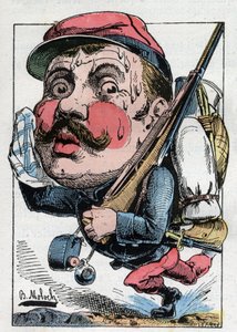 Allegori om en reservist på 1800-tallet av Moloch