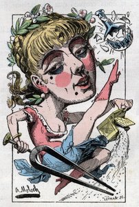 Allegori om operetten på moten på slutten av 1800-tallet (tuning) av Moloch