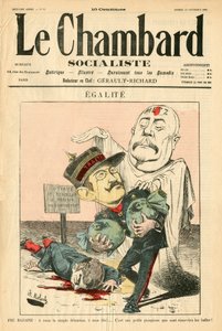 Cover av ""Le Chambard Socialiste"", Satirical in Colors av Moloch