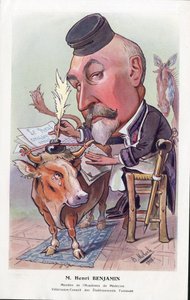 Illustrasjon av Moloch (1849-1909) i "" Chanteclair"" av Moloch