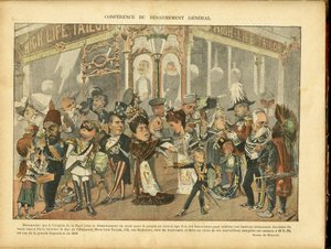 Illustrasjon av Moloch (1849-1909) i Le Rire av Moloch