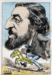 Portrait of Alfred Naquet (1834-1916), French politician av Moloch