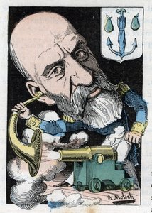 Portrett av Francois Ferdinand Philippe, prins av Joinville (1818-1900) av Moloch