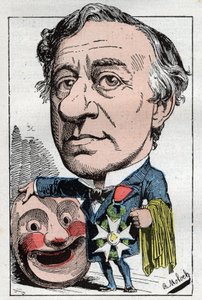 Portrett av Francois Jules Edmond Got (1822 - 1901) fransk skuespiller av Moloch