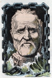 Portrait of Louis Auguste (Louis-Auguste) Blanqui (1805-1881), French socialist theorist and revolutionary. av Moloch
