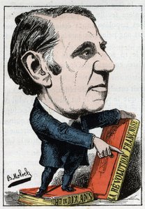 Portrett av Louis Blanc (1811 - 1882), fransk politiker og historiker av Moloch