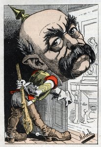Portrett av Otto Von Bismarck (1815-1898) kansler i Preussen
