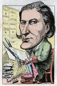 Portrett av viktorianske Sardou (1831-1908), fransk dramatiker av Moloch