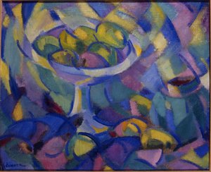Fruktstilleben, ca. 1913-14 (olje på lerret)