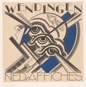 Omslagsdesign for: Wendingen, 1931