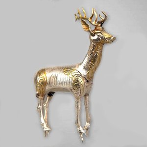 Stag, Arkhangai-provinsen, Khashaat-tempelet, Caydam, Mongolia, ca. 730 (sølv med forgylling)