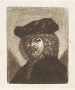 Byste av en mann med en beret av Monogrammist BVH