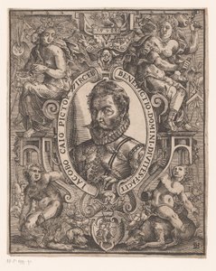 Portrett av Jacob Cay av Monogrammist DH (Duitsland)