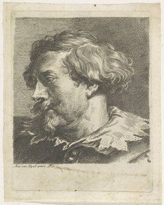 Portrett av Hubrecht van den Eynde av Monogrammist F (Nederlanden)