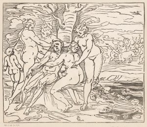 Venus sørger over Adonis død av Monogrammist GGN (attributed to)
