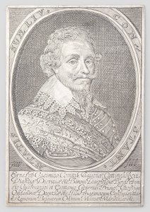 Portrett av Ernst van Nassau av Monogrammist HW