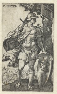 Jupiter IVpidter (tittel på objekt) Gods Sitting on the Seven Planets (serietittel) av Monogrammist IB
