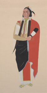 Comanche Chief, ca. 1934 (akvarell)