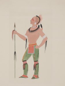Osage, ca. 1934 (akvarell)