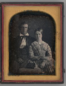 Uten tittel Portrait of a Man and Woman, 1845. av Montgomery Simons