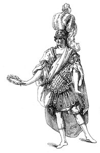 Kostyme fra det franske teatret, 1885.