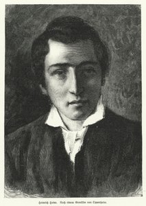 Heinrich Heine , tysk poet (litho)