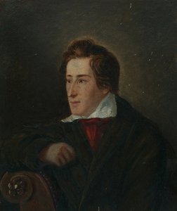 Portrett av poeten Heinrich Heine 1797-1856