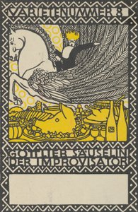 Akt 8: Gottlieb Säuselin improvisatoren Variety nummer 8: Gottlieb Säuselin improvisatoren..., 1907.