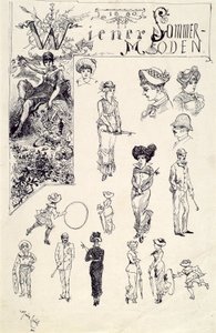 Wienertyper 1880 (Wienske sommermoter) av Moritz Ledeli