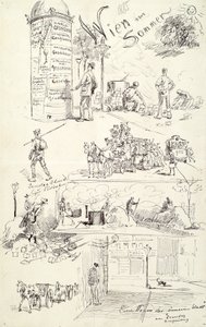 Wienertyper 1885 (Wien om sommeren) av Moritz Ledeli