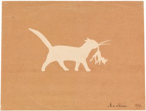 Katt liten djevel, 1859. av Moritz Ludwig von Schwind