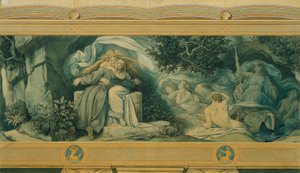 The Beautiful Melusine: X. Finding Again av Moritz Ludwig von Schwind