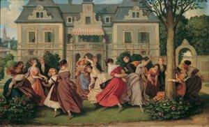 brettspill av Moritz Ludwig von Schwind