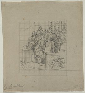 Kongen av Thule, andre eller tredje kvartal 1800-tallet. av Moritz Ludwig von Schwind