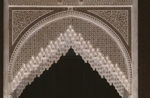 Kasbah of Thamiel glaoui, stukkatur, detalj (keramikk)