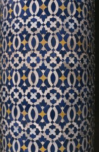 Kasbah of Thamiel glaoui, zellij fliser, detalj (keramikk)
