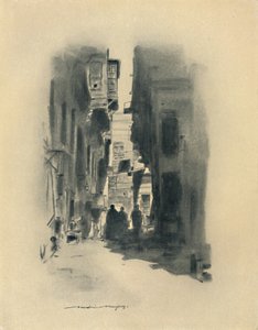 A Cairo Street, 1903 av Mortimer L Menpes