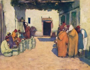 En gårdsplass, 1903 av Mortimer L Menpes