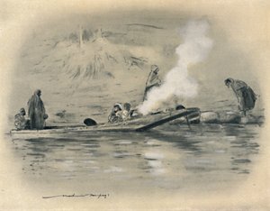 Familie av Nomadic Tribe, 1903 av Mortimer L Menpes