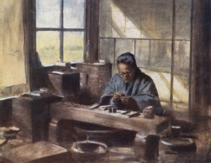 En Cloisonne-arbeider av Mortimer Ludington Menpes