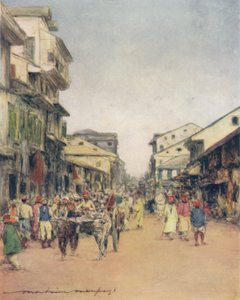 I gatene i Delhi, 1905 av Mortimer Ludington Menpes