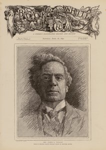 John Lawrence Toole , engelsk skuespiller (gravering)